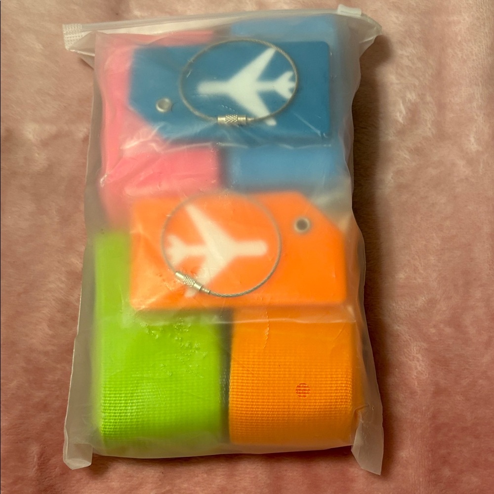 Amazon Colorful Luggage Tags Set